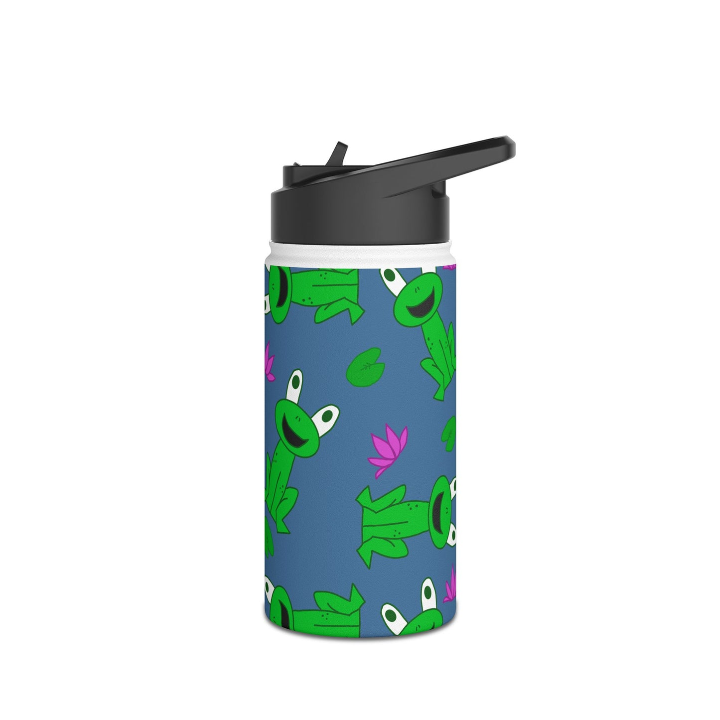 Fancy Frogs Water Bottle