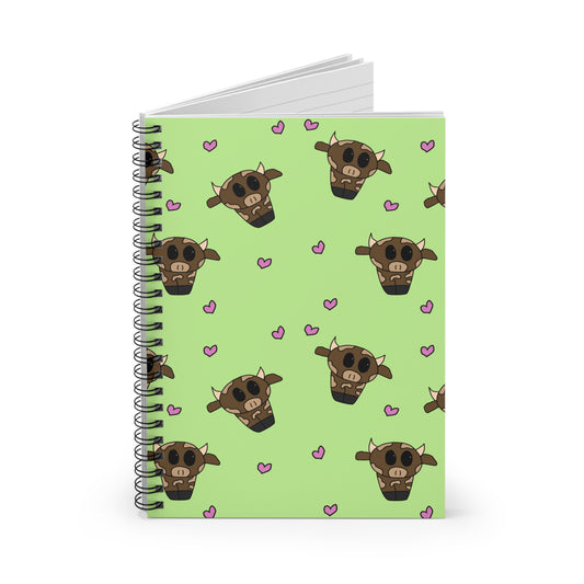 Cute Cow Spiral Notebook