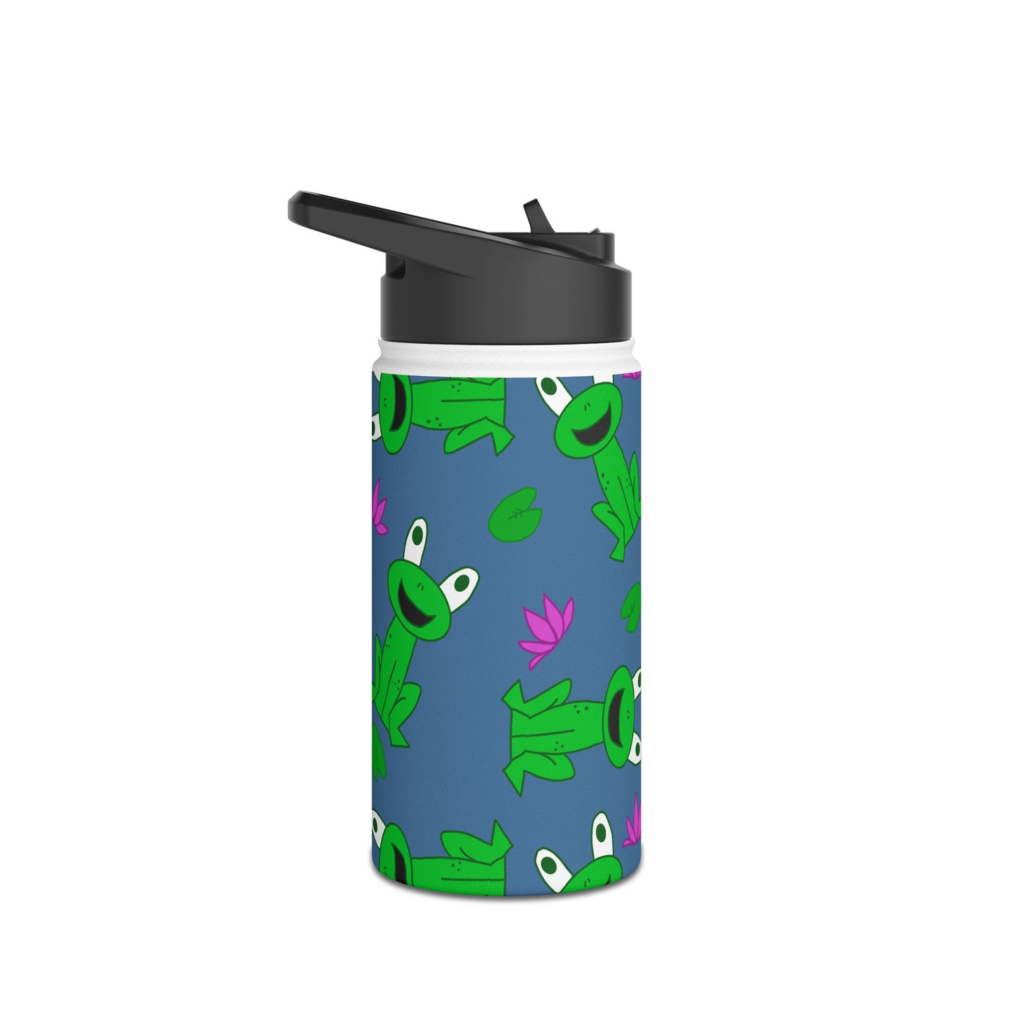Fancy Frogs Water Bottle