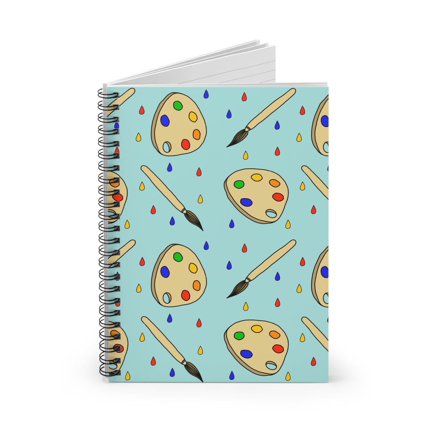 Art Drop Spiral Notebook