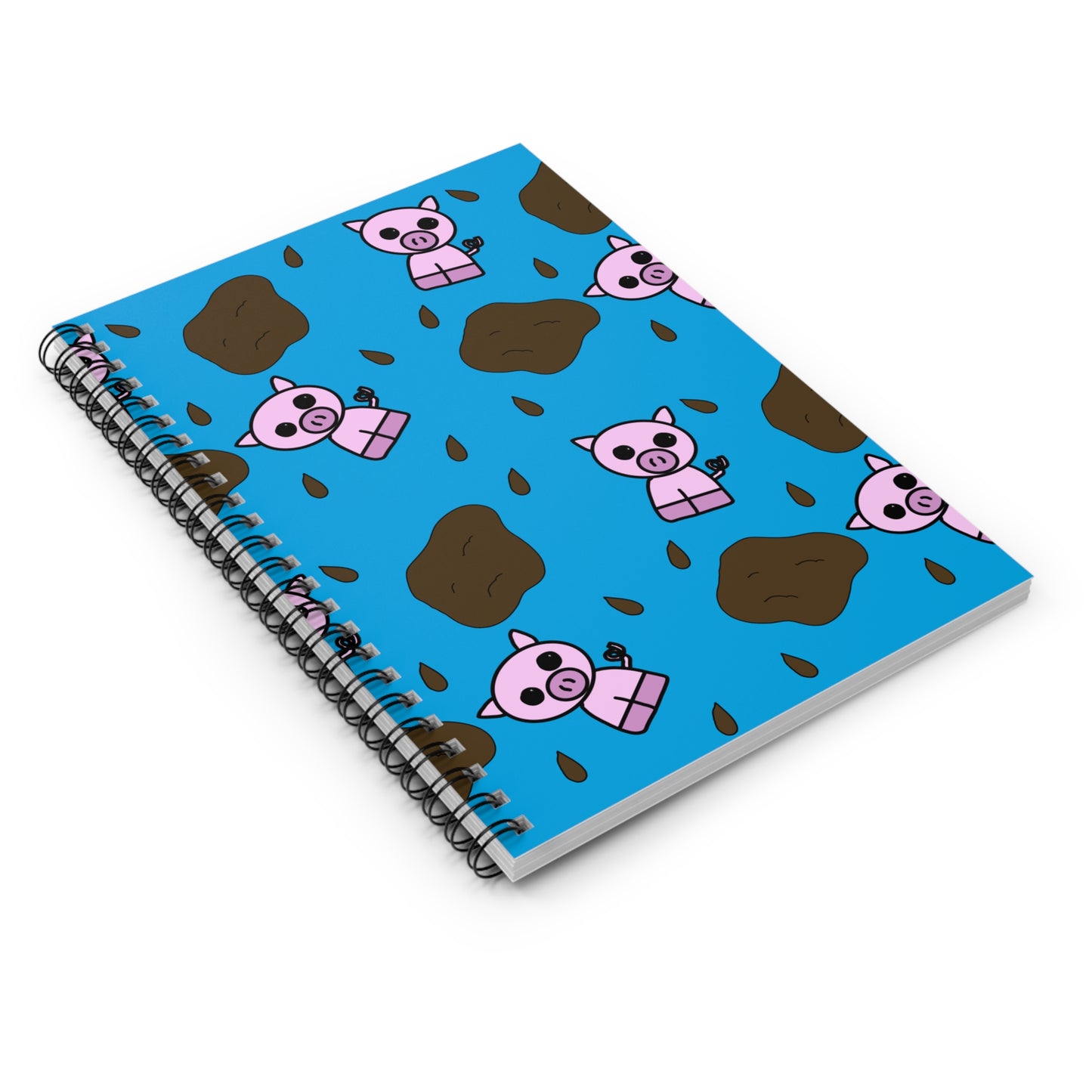 Muddy Pig Spiral Notebook