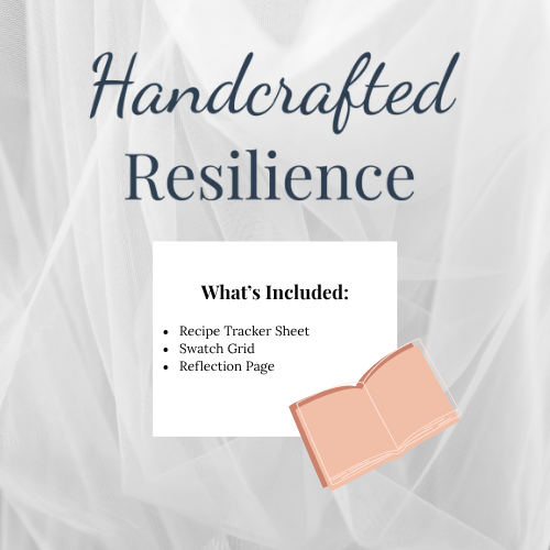 Handcrafted Resilience product with an open book illustration on a light gray background