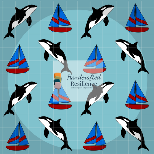 Ocean Adventure Seamless File