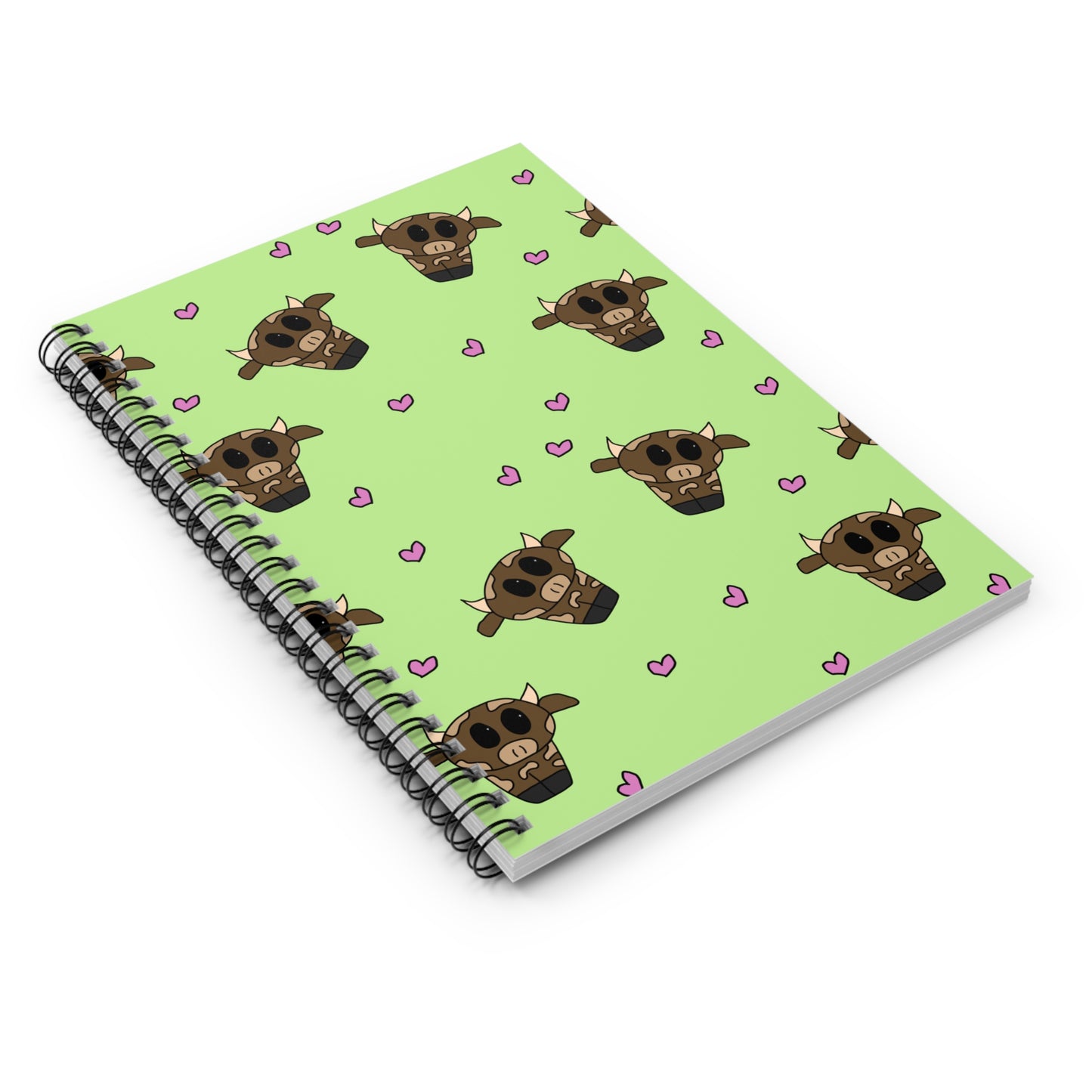 Cute Cow Spiral Notebook
