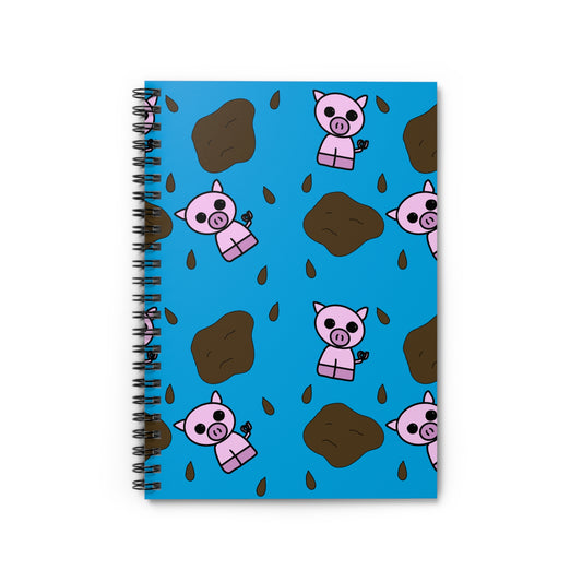 Muddy Pig Spiral Notebook