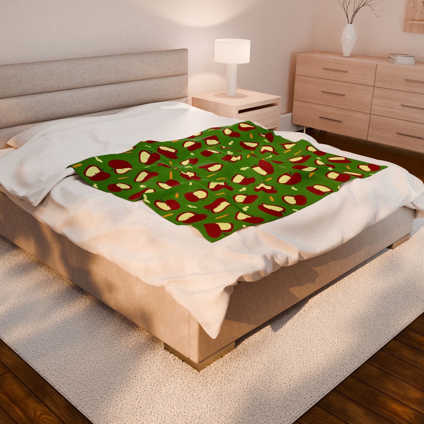 Back to School Velveteen Plush Blanket