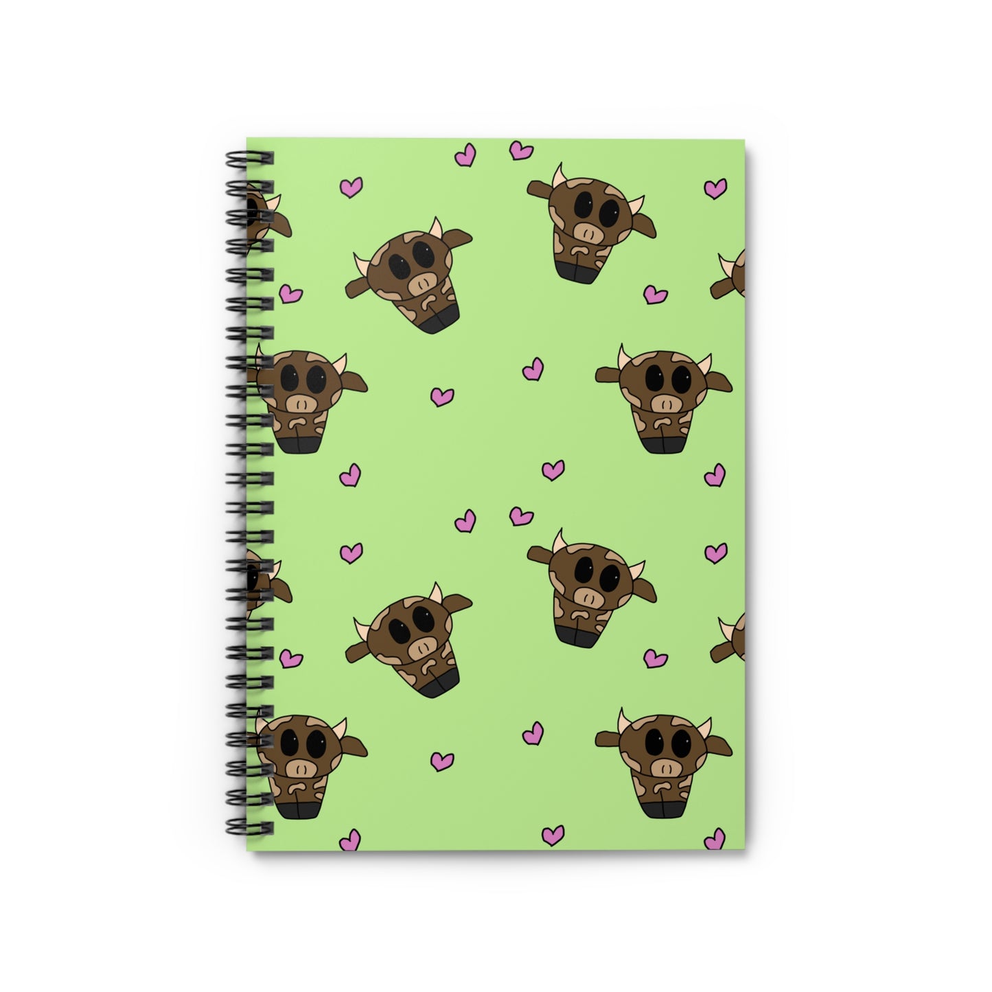 Cute Cow Spiral Notebook