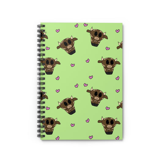 Cute Cow Spiral Notebook