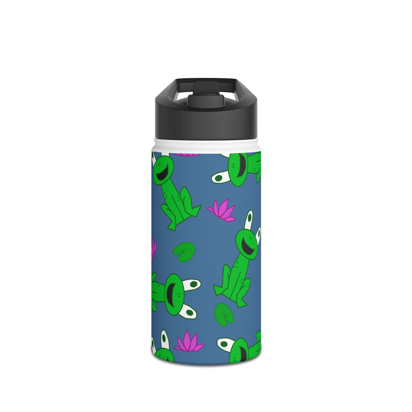 Fancy Frogs Water Bottle