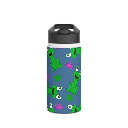 Fancy Frogs Water Bottle