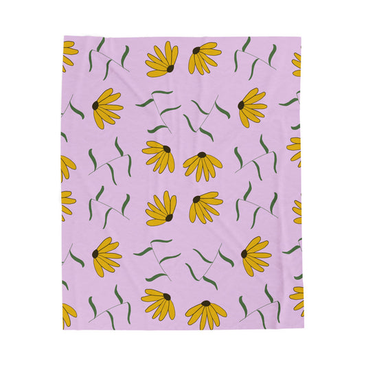 Summer Susan Velveteen Plush Blanket