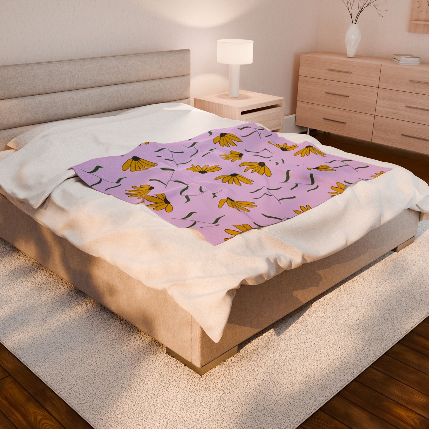 Summer Susan Velveteen Plush Blanket