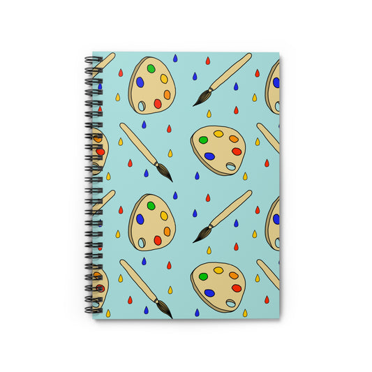 Art Drop Spiral Notebook