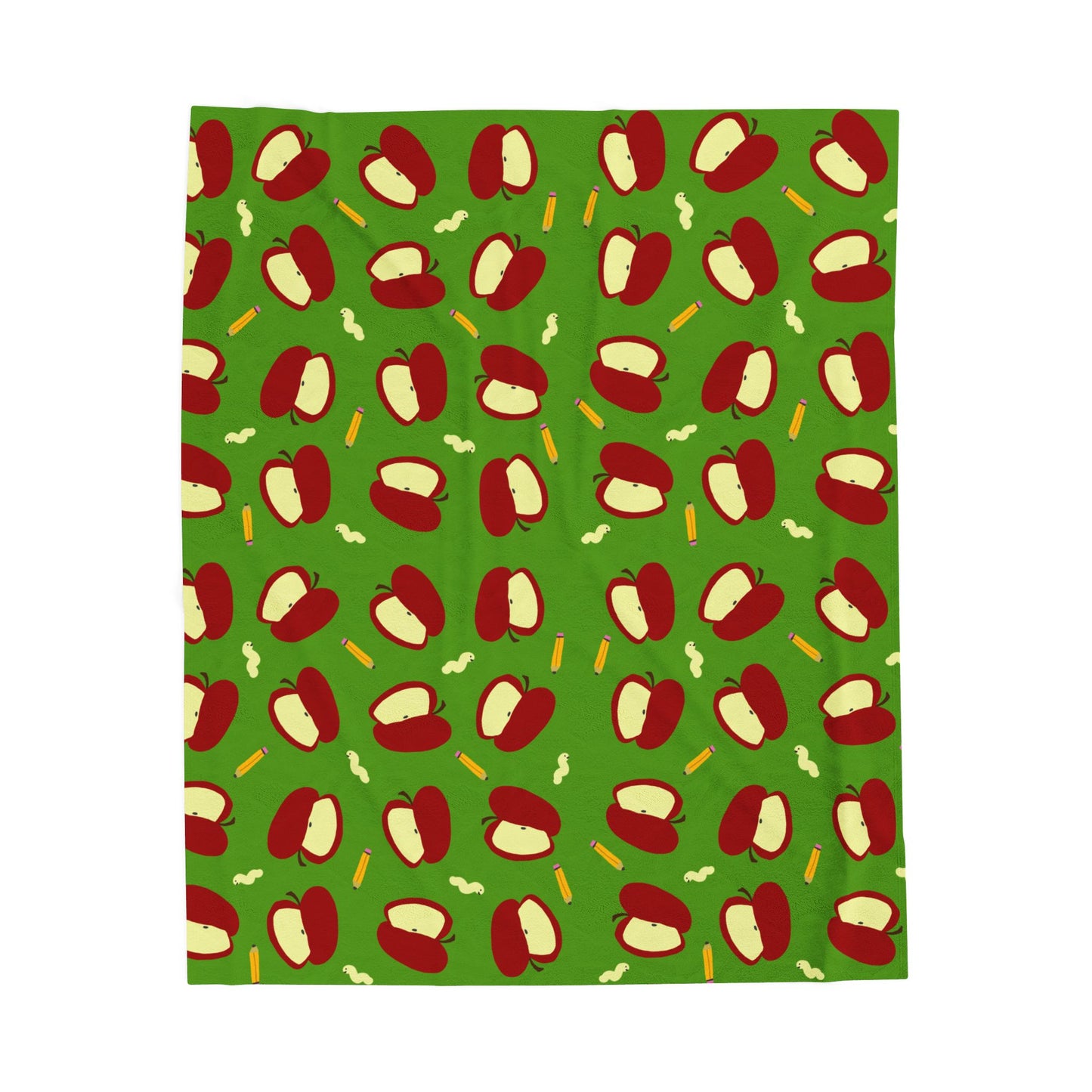 Back to School Velveteen Plush Blanket