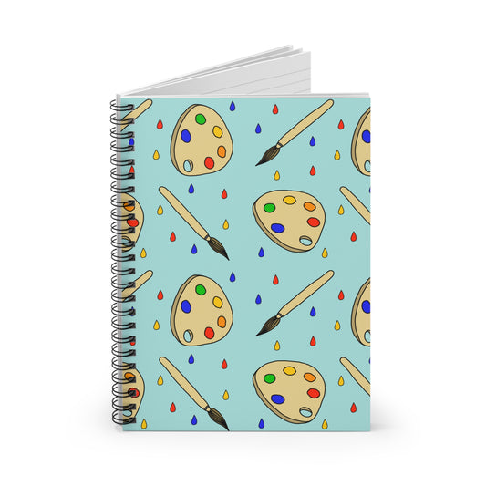 Art Drop Spiral Notebook