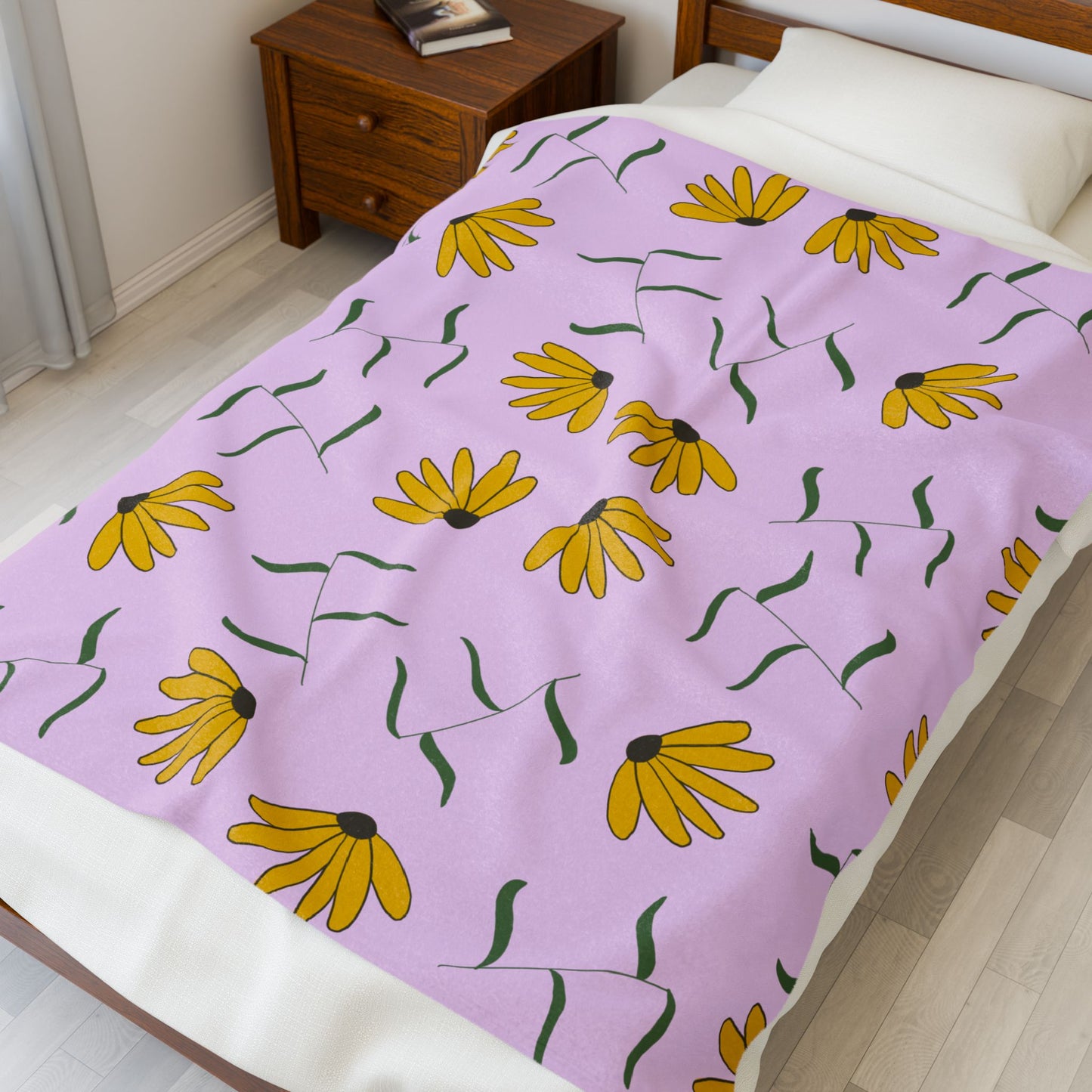 Summer Susan Velveteen Plush Blanket