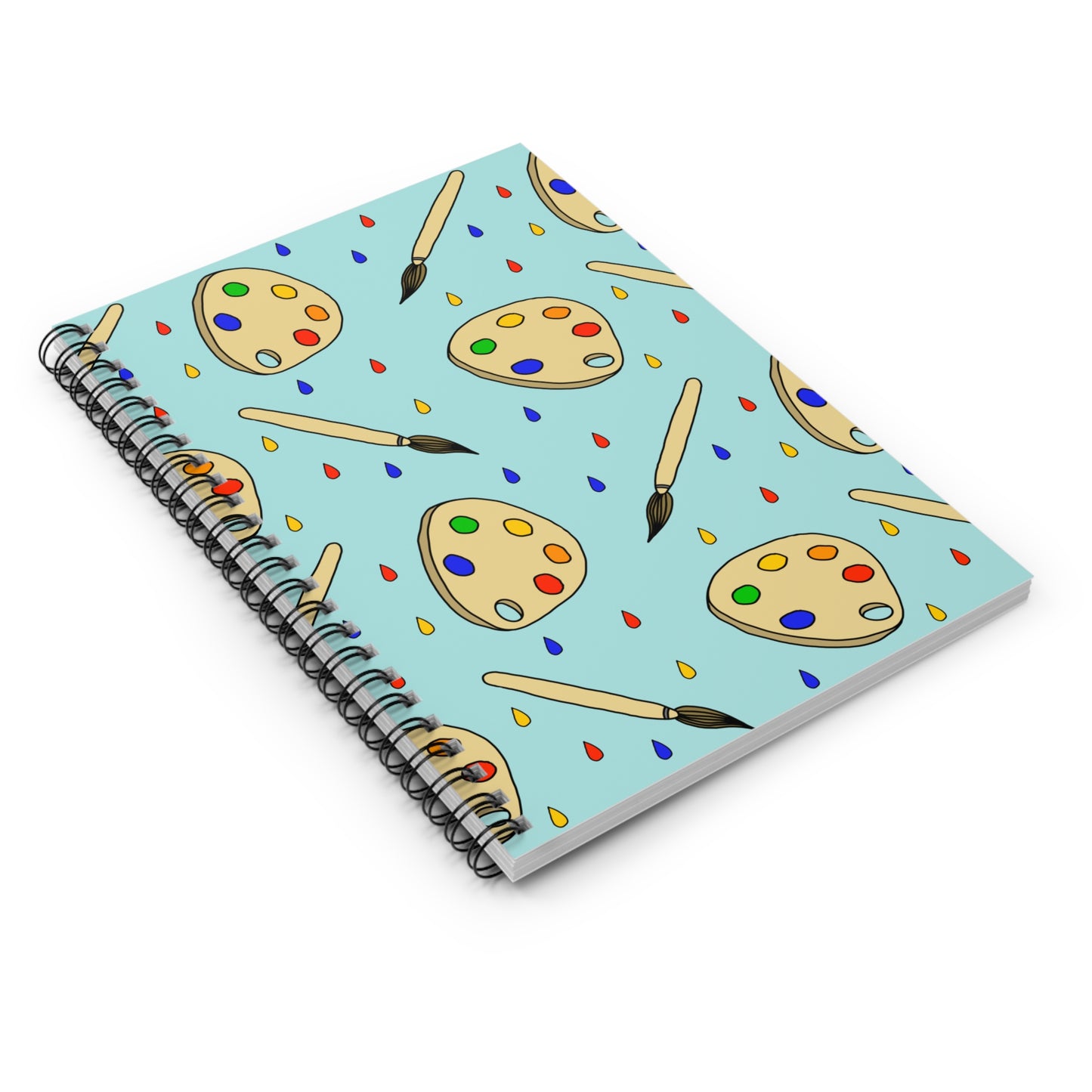 Art Drop Spiral Notebook